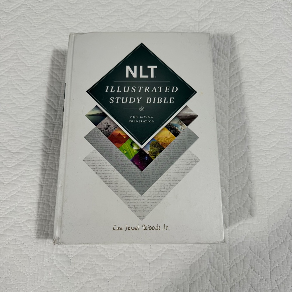 Tyndale NLT Illustrated Study Bible New Living Translation White Hardcover